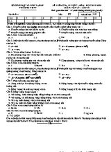 Đề kiểm tra 15 phút môn Vật lý Lớp 10 - Mã đề 548 - Năm học 2019-2020 - Sở giáo dục và đào Hải Phòng